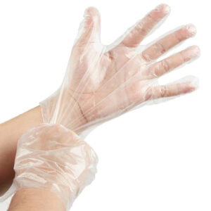 HDPE, CPE, LDPE, and LLDPE Gloves